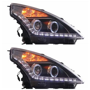 VLAND manufacturer for car lamp for Teana 2008 2009 2010 2011 2012LED head light plug and play with Angel Eye