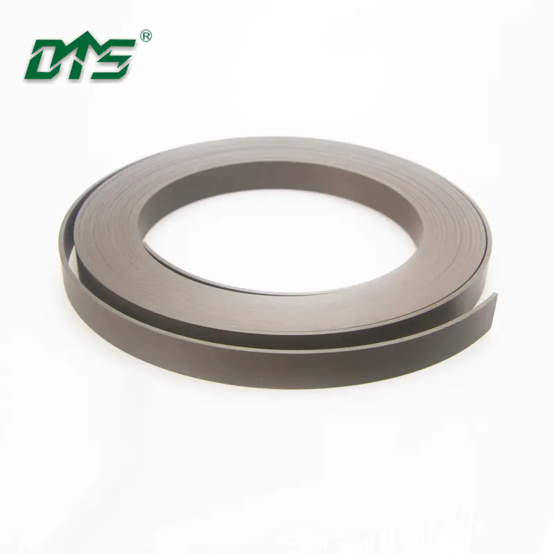 40% bronze filled PTFE guide tape with brown and green color