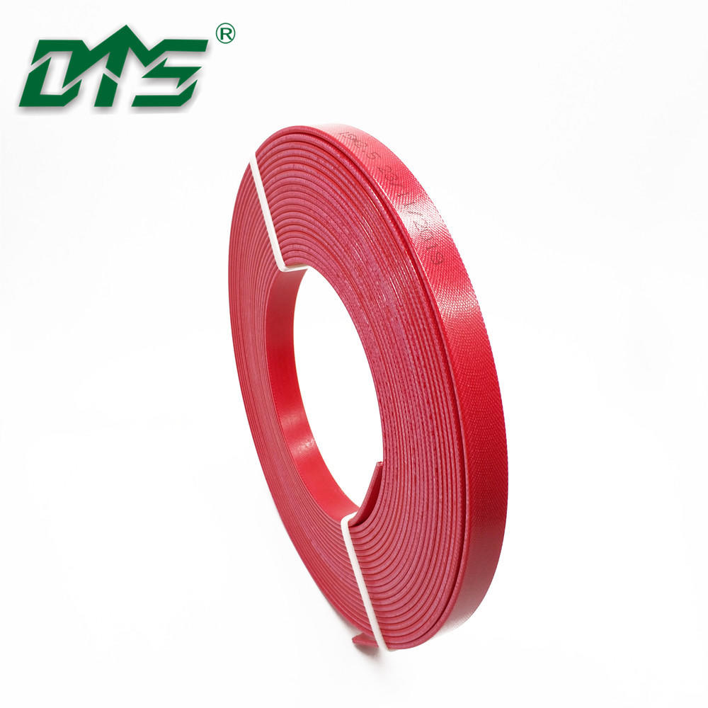 Hydraulic Actuators Piston Seals Phenolic Resin Wear Strips Red Color