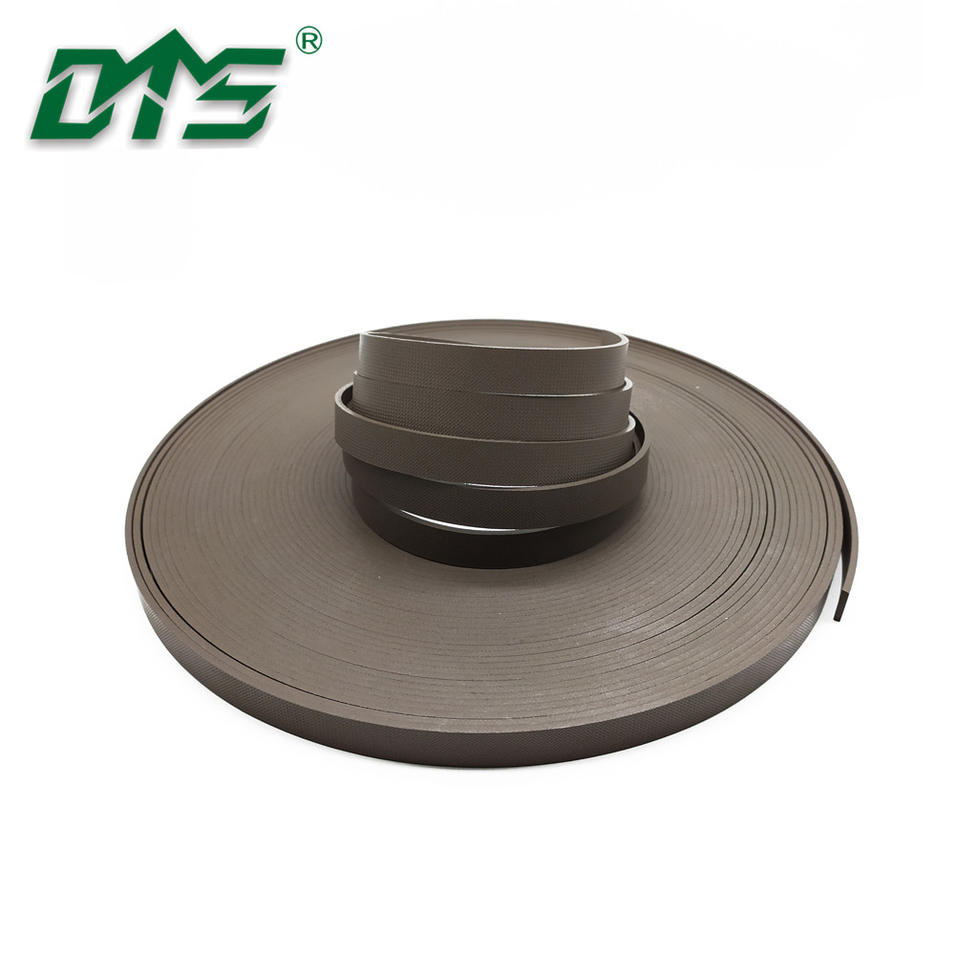 Knurling Bronze PTFE Customized Cut Hydraulic Wear Rings Thickness 2.5