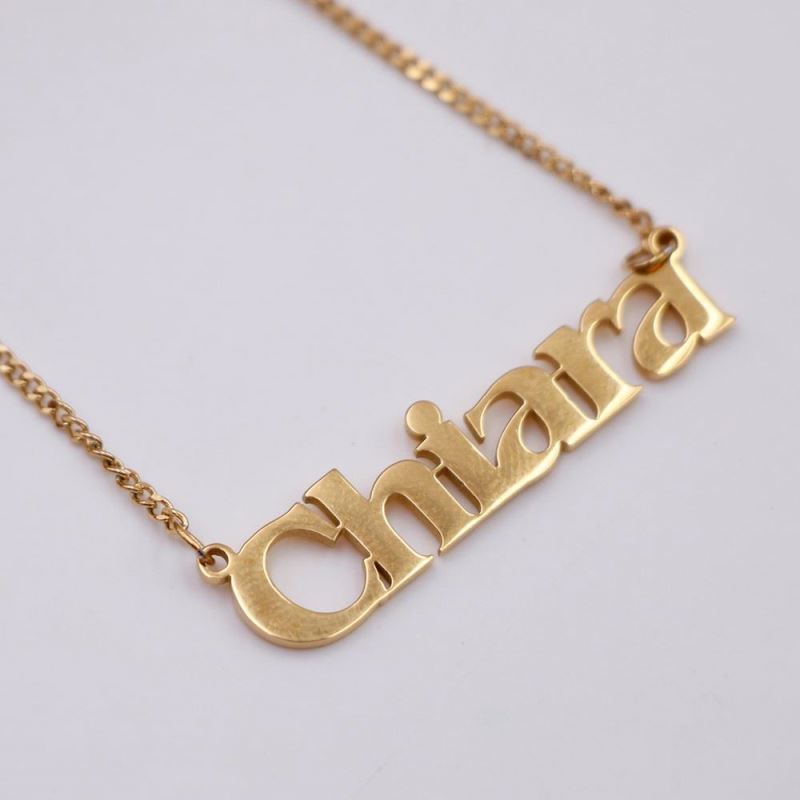 Stainless steel Personalised Custom Cursive Name Necklace