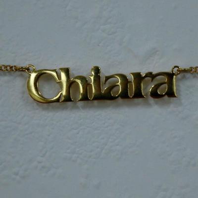 Factory Gold Plated Stainless Steel Custom Letter Name Personalised Bracelet With Homo Jewelry