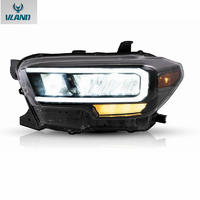 VLAND Factory For Pickup trucks LED car Head Lamp for Tacoma 2015 2016 2018 2020 with full LED in reflective net beam design