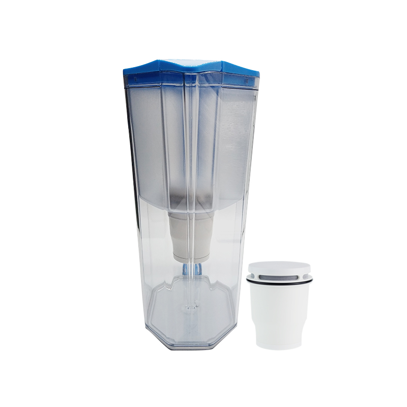 Blue new design water filter pitcher jug water filter accessories manufacturer