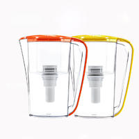 PP plastic water filter carbon water jug with replacement filter