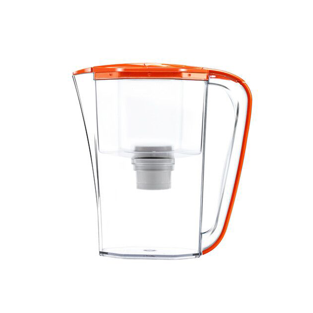 Blue orange beautiful water filter purifier kettle with activated carbon