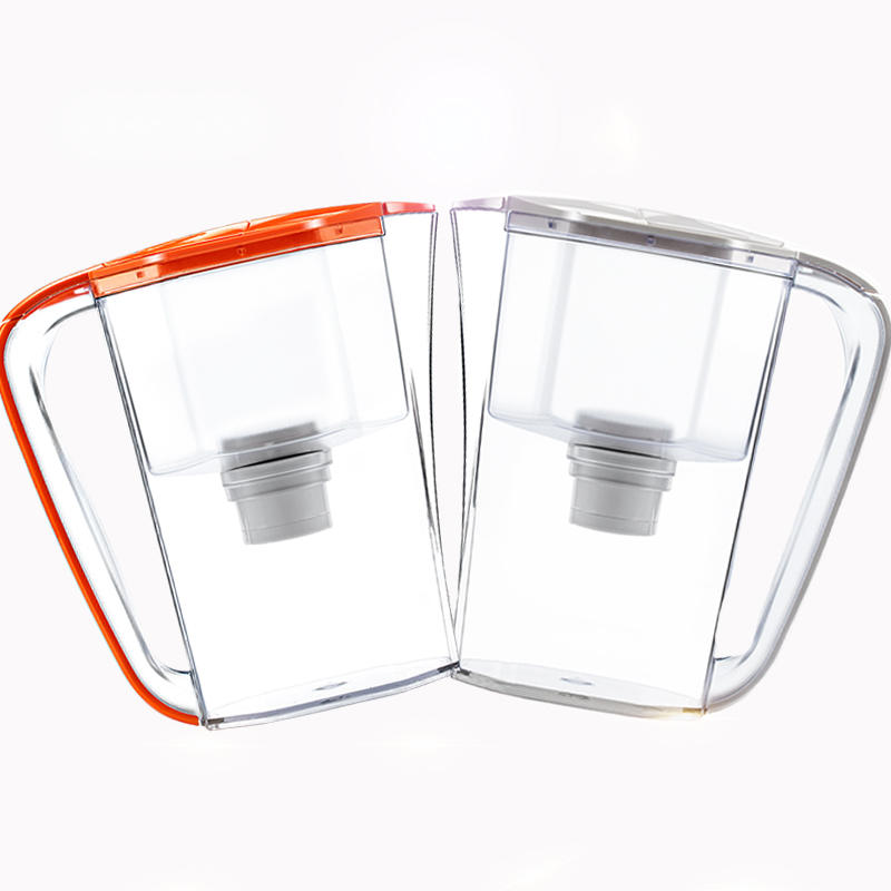 BPA free resin filter desktop alkaline bottle water purifier removable water pitcher