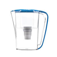 Factory price easily installed 2.5l alkaline plastic water filter jug with lid