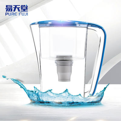 Portable mineral water pitcher with water filters for home drinking