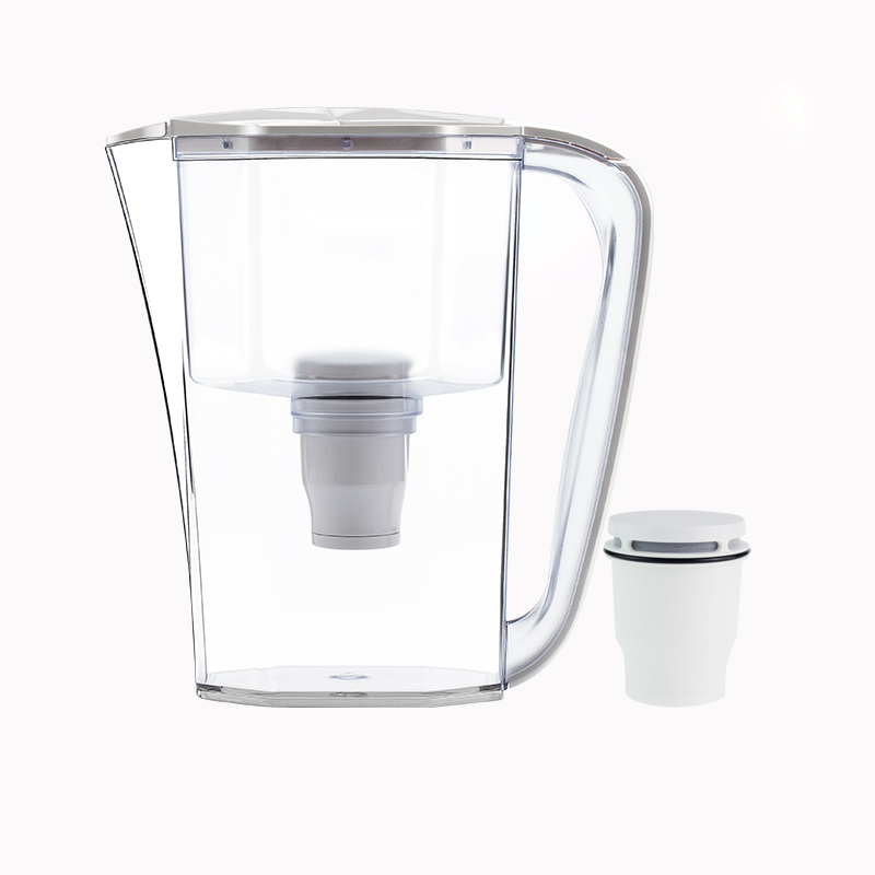 New design Portable effective water filter jug with replaceable 2 Stage filter