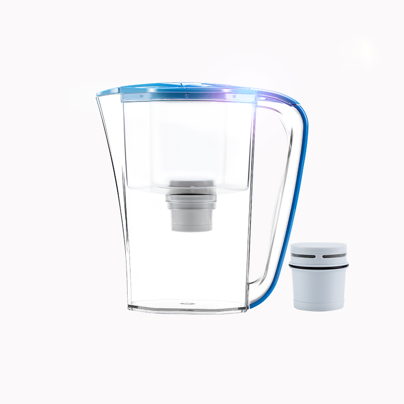 2 stages residential activated carbon water purifier, countertop water purifier jug