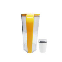 Purify water water filter pitcher 3.5L orange water pitcher with handle