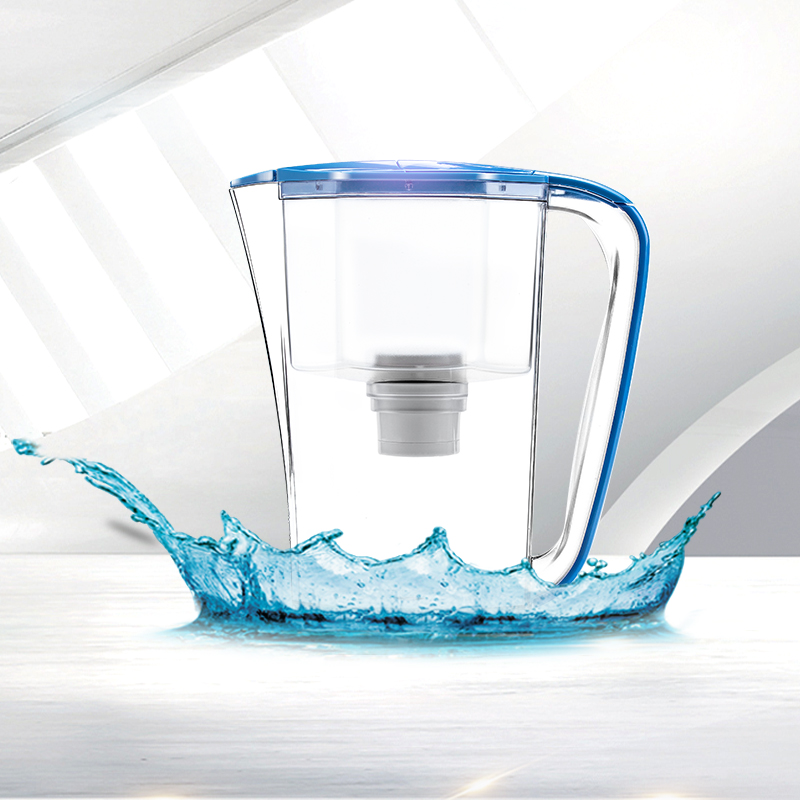 Practical water purifier jar plastic filter jar for kitchen