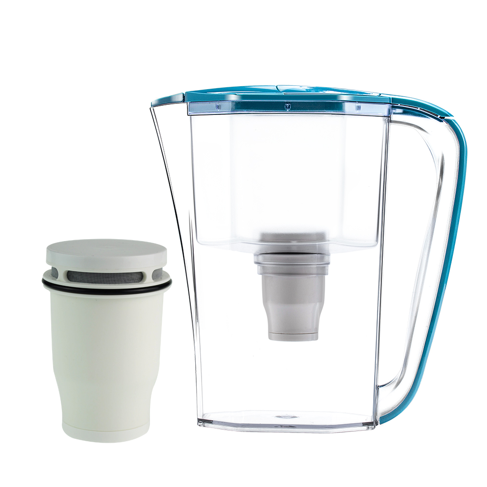 New design eco friendly 2.5l household portable mineral water filter jug