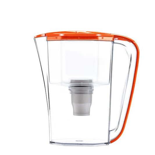 3.5L high-end portable plastic water purifier pitcher with hollow fiber water filter material