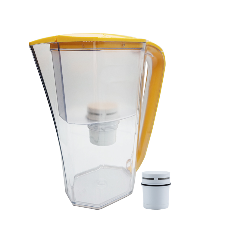 Food grade plastic water cooler purifier jug bottle with carbon fiber filter