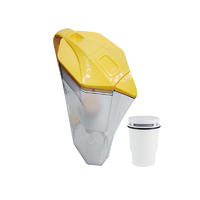 Alkaline plastic water filter pitcher with lid water pitcher new design