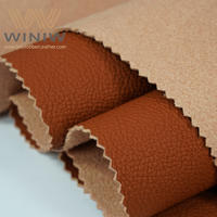 Classic Design 1.2mm Thickness Microfiber Uphosltery Leather for Auto Interior Fabric