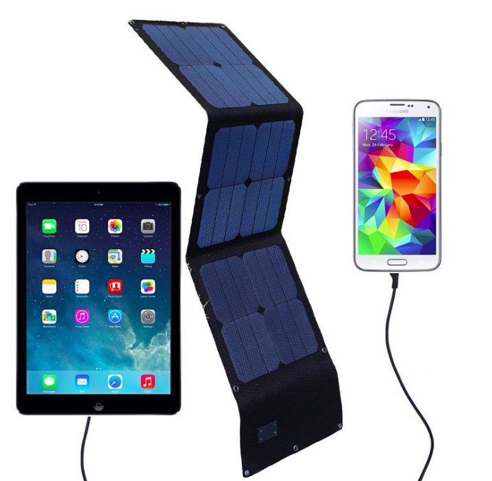 Vg Group 40W Solar Powered Portable Charger With Built in Protection