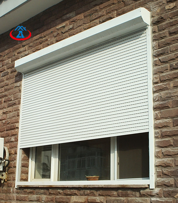 Ready To Ship 1400mm*1200mm 45mm Width ofSlat Thermal Insulation Aluminum Rolling Window