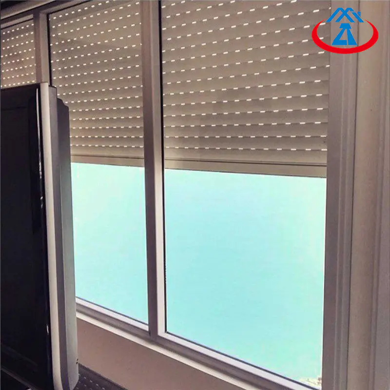 Vertical Opening Security Roller Window Shutters Exterior Aluminum Window