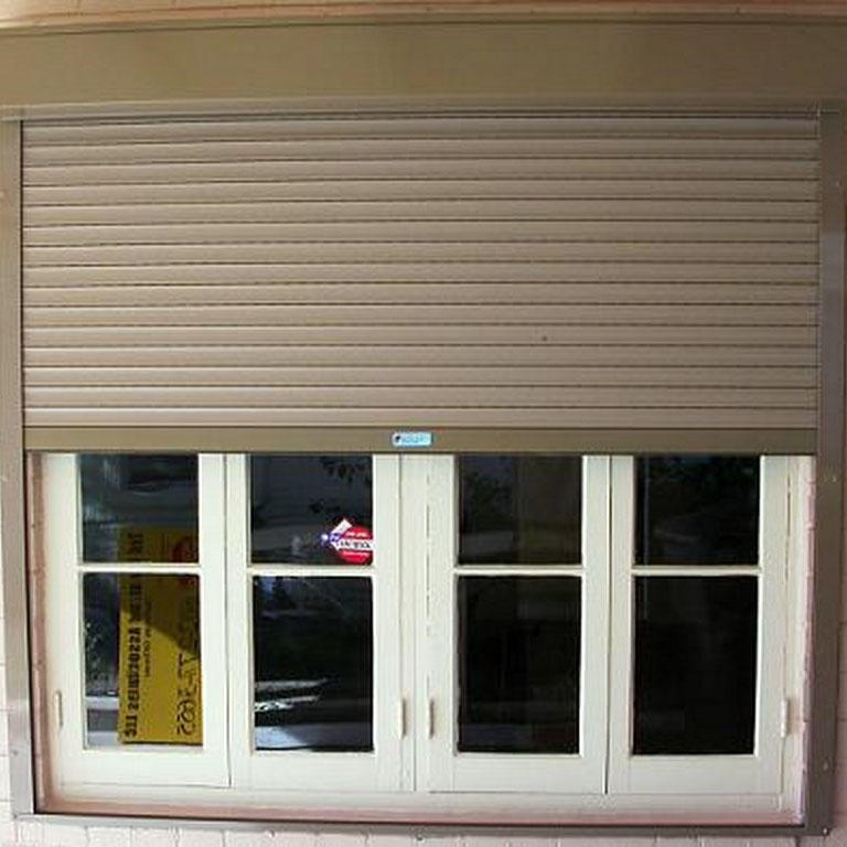 Aluminum Interior Security Electric Automation Roller Shutter Windows
