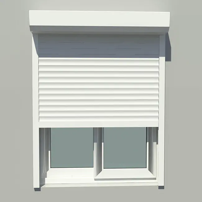 Factory Price Vertical Electric Best Quality Ready to ship Aluminum Rolling Shutter Window