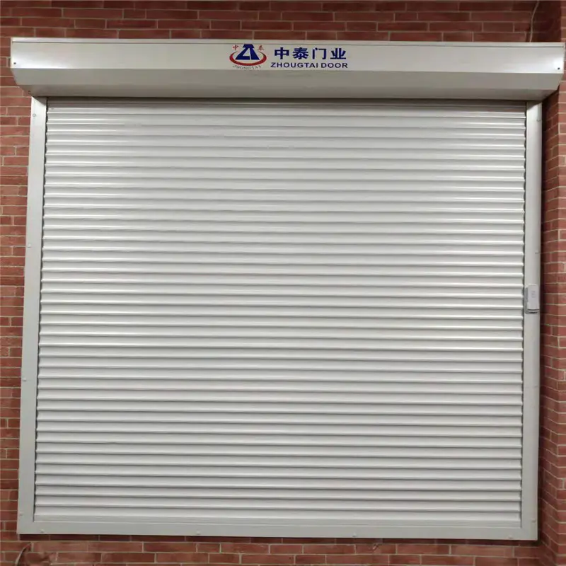 45mm White 1200mm Width and 1600mm Height Aluminum With Polyurethane Material Roller Shutter Windows Ready to Ship