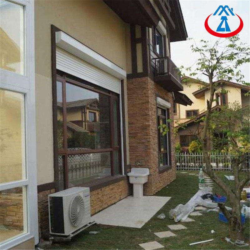 Motorized Roller Shutter Exterior Windows With Remote Control