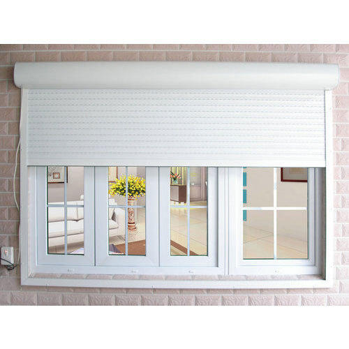 Heat Prevention Sound Insulation Cold Insulation Electric Double Layer Slat Aluminum Roller Shutter Window