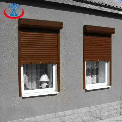 800mm*2400mm 39 Slat Aluminum Double Layer Roll Up Storm Window for HotSales