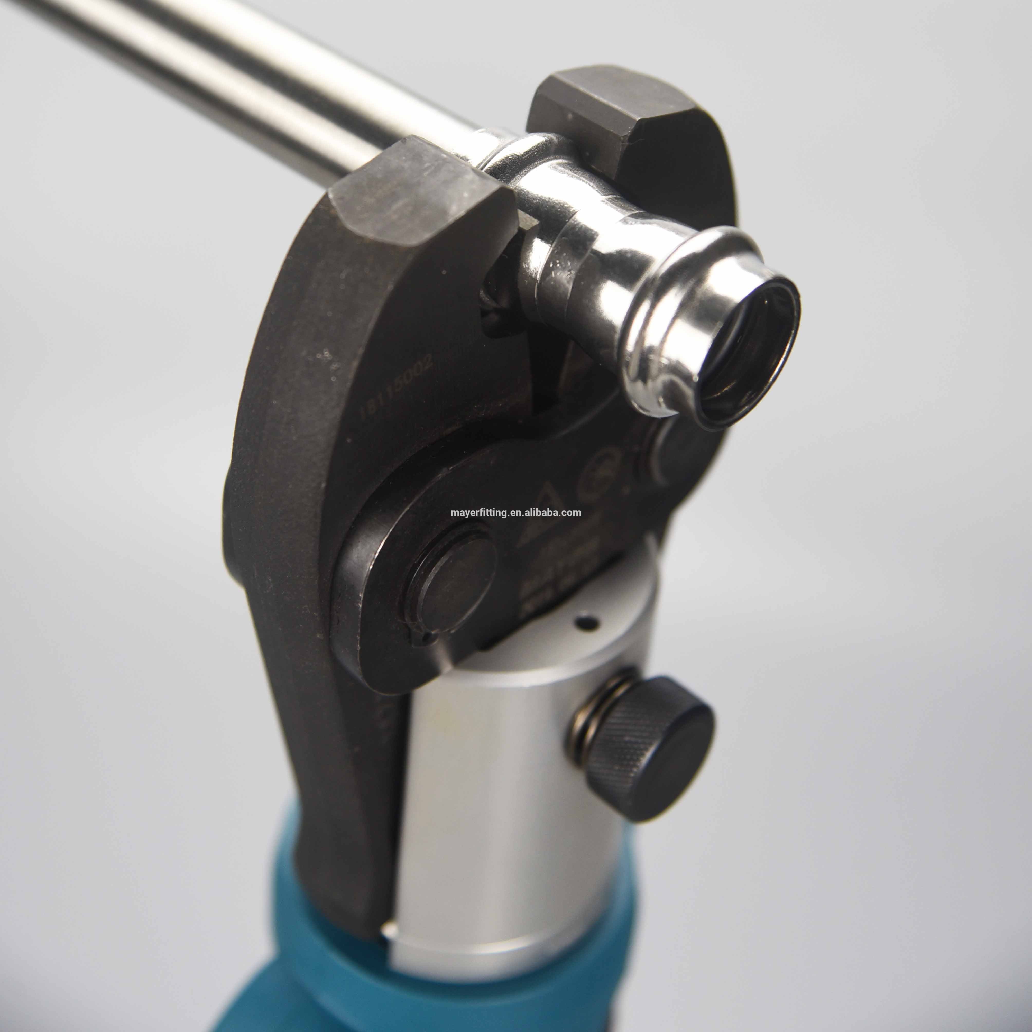 Fast and easy operation electro hydraulic crimping tool use for press fitting installation