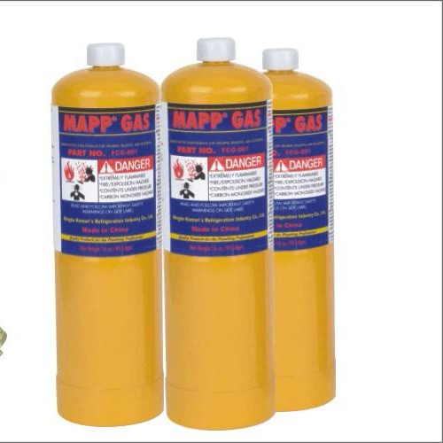 Mapp Gas Cylinder For Welding Gas Brazing Gas Air Conditioning Refrigeration
