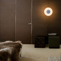 Inlity Led Wall Light Round Wall Lamp 3w 6000K Round transparent wall lamp for the bedroom/hallway