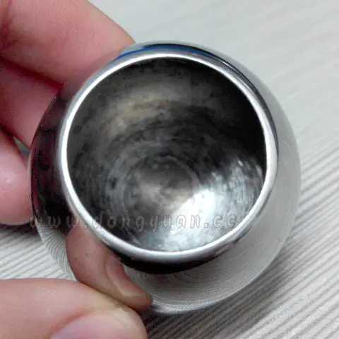 32mm51mm Gazing Stainless Steel Hollow Ball with Hole for Pipe Fittings