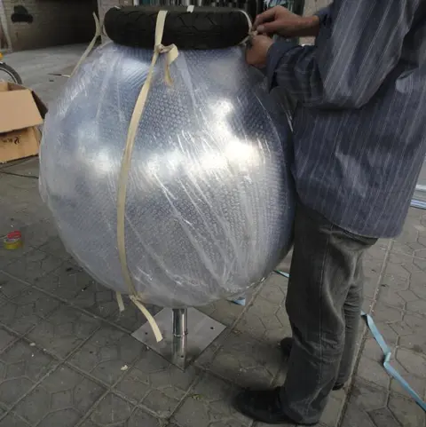 SS304/316l stainless steel balls/sculpture