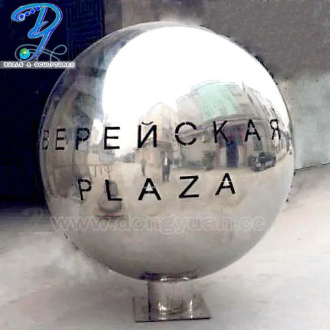 Mirror Polished Stainless Steel Sculpture for Garden Ornaments