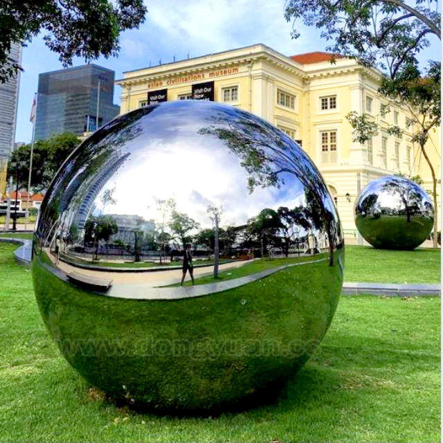 Silver Stainless Steel Gazing Globe Large Gazing Balls