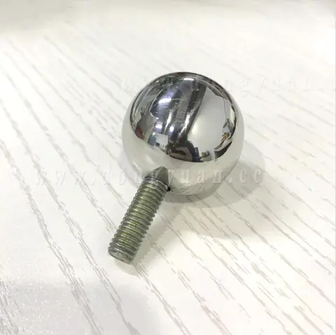 Stainless Steel Hollow Beads with Hole / Screw for Christmas Decoration and Furniture Fittings
