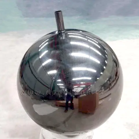 800mm Stainless Steel Garden Ball, Large Decoration Blue Color Sphere