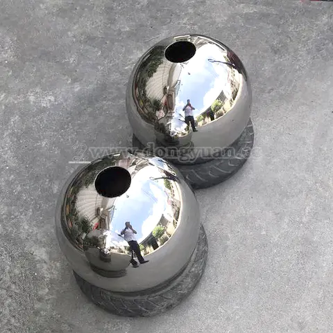Stainless Steel SphereFlower Vase