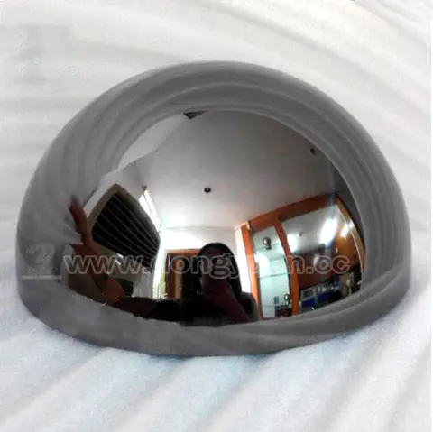 Silver Inox Steel Globe for Garden Decoration