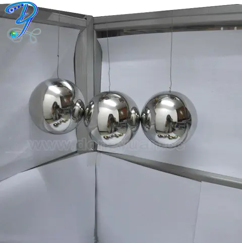 Stainless Steel Hanging Sphere for Home Adornment