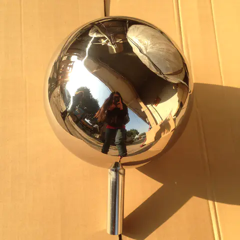 Garden Stainless Steel Balls/Garden gazing Spheres/hotel decoration sculpture