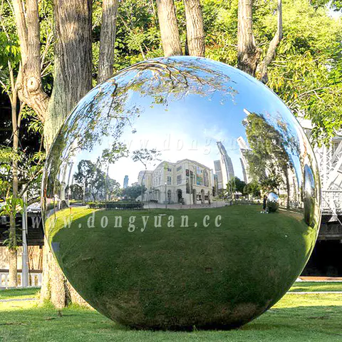Large Stainless Steel Gazing Balls For Garden Decoration