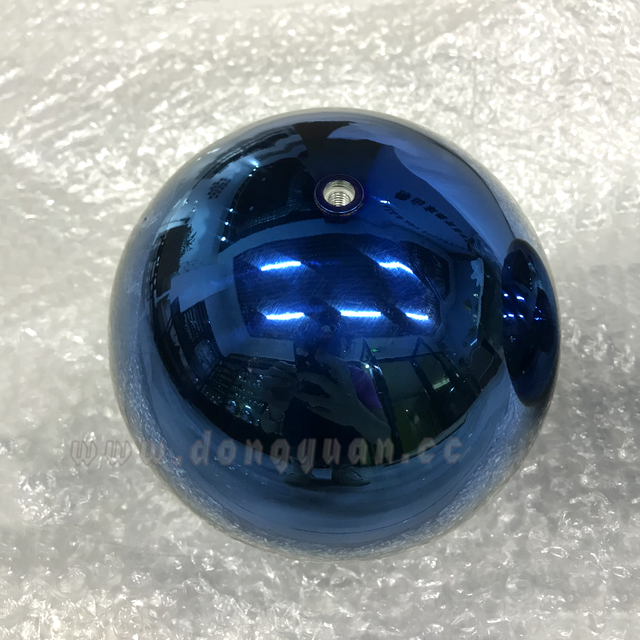 SS304High PolishedStainless Steel Hollow Spheres with Blue Color for Christmas Party Decoration