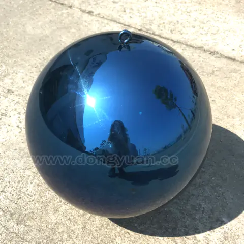 Highly Polished Steel Ball Water Fountain Shiny Stainless Steel Decorative Sphere