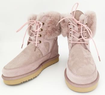 HQB-WS013 wholesale winter boots custom premium quality snow boots winter genuine sheepskin boots for women