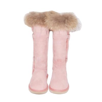 HQB-WS133 OEM customized premium quality winter thermal classic style genuine sheepskin boots for women