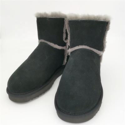 HQB-WS010latest custom snow boots premium qualitythermal winter boots fashion style genuine sheepskin boots for women